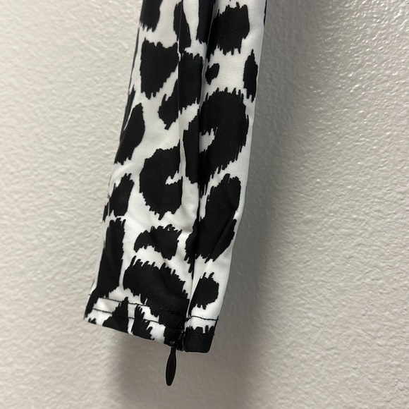 Black & White Ryan Leopard Night Out Dress - Picture 5 of 7